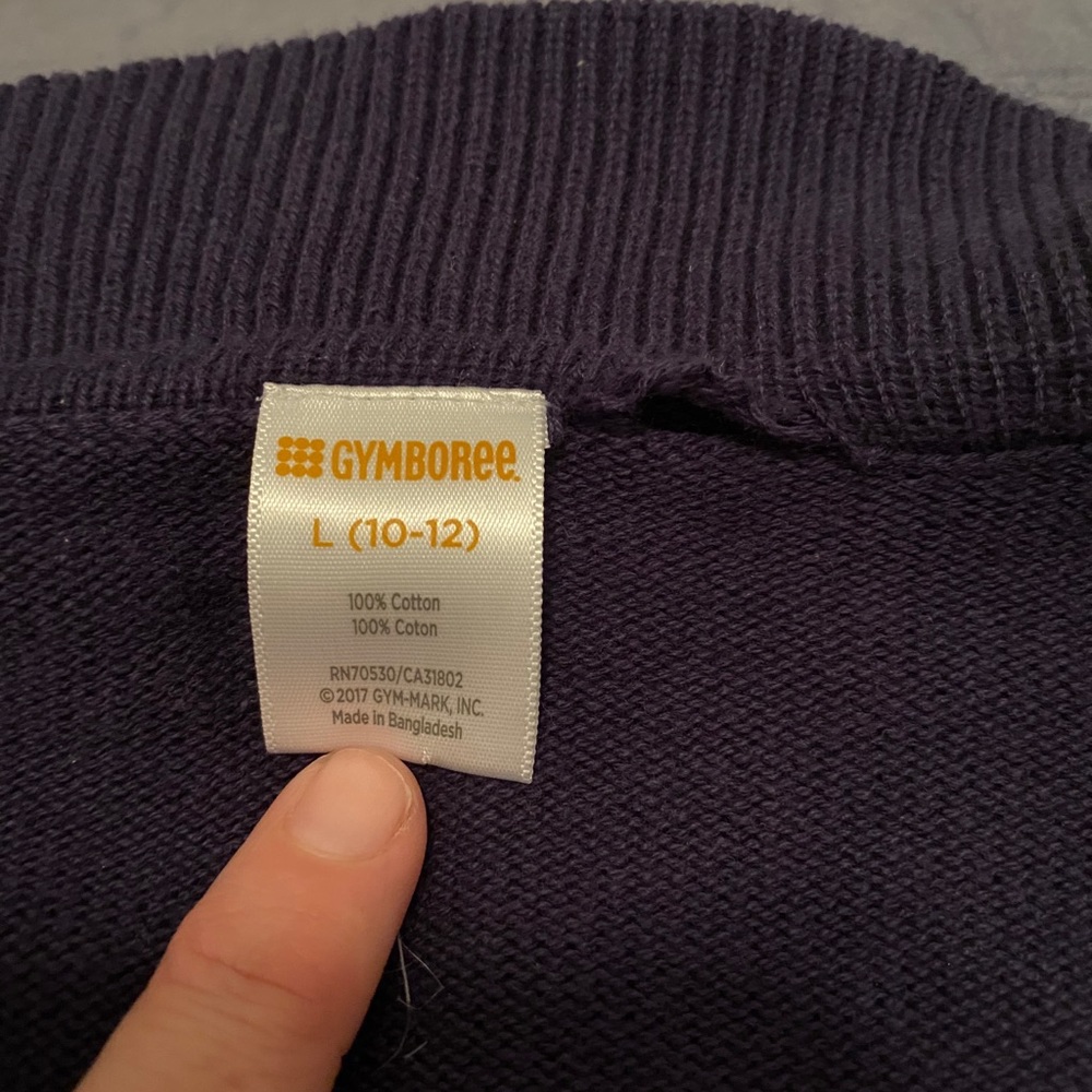 Gymboree girls navy blue sweater